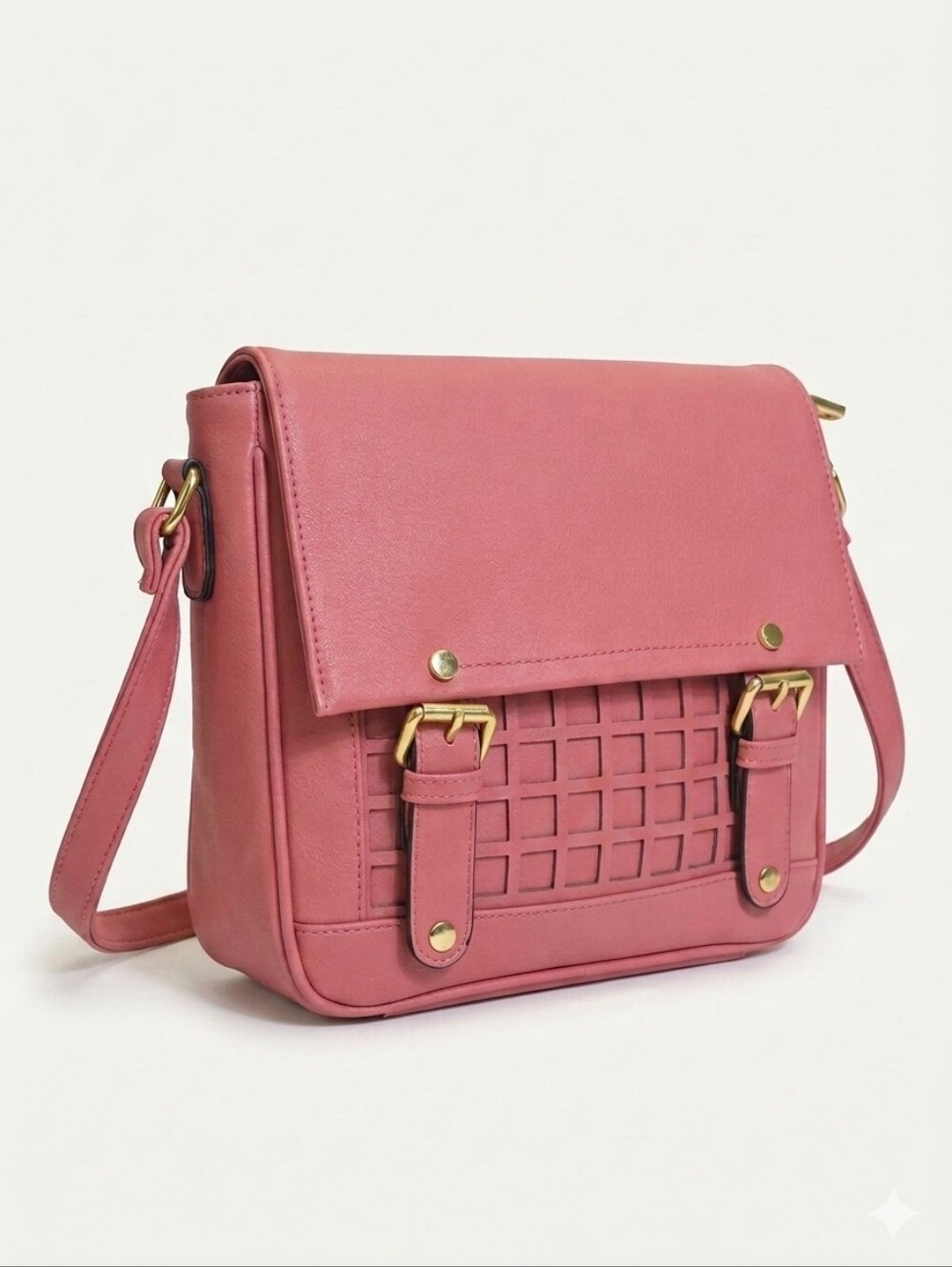 MoDA of NY Fun Buckle Square Xbody